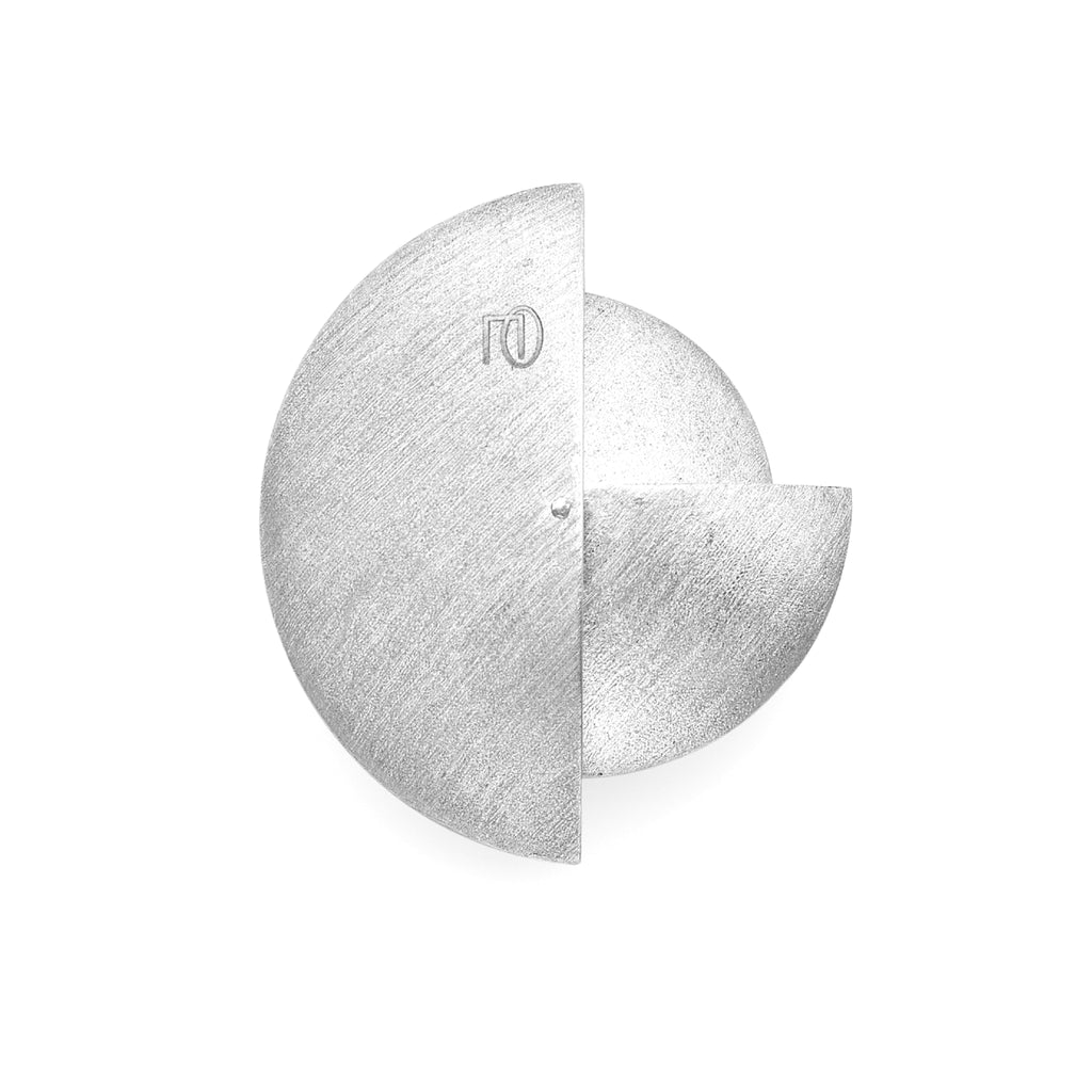 Sterling Silver Orbit Brooch Small